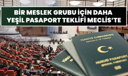 Bir Meslek Grubu İçin Daha Yeşil Pasaport Teklifi Meclis’te