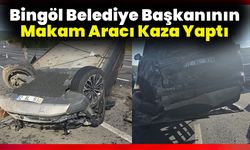 Bingöl Belediye Başkanının Makam Aracı Kaza Yaptı