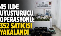 45 İlde Uyuşturucu Operasyonu: 352 Satıcısı Yakalandı