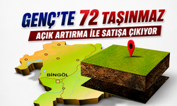 Genç’te 72 Taşınmaz İhale Yoluyla Satılacak