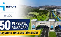 Bingöl'de 50 İşçi Alımı Başvurularında Son Gün!