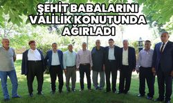 Vali Çelik, Şehit Babalarını Ağırladı