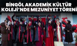 Bingöl Akademik Kültür Koleji’nde Mezuniyet Töreni