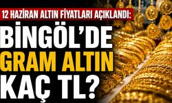 12 Haziran Altın Fiyatları Açıklandı: Bingöl'de Gram Altın Kaç TL?