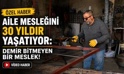 Aile Mesleğini 30 Yıldır Yaşatıyor:  Demir Bitmeyen Bir Meslek!