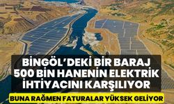 Bingöl’deki Bir Baraj 500 Bin Hanenin Elektrik İhtiyacını Karşılıyor