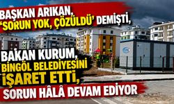 Bakan Kurum, Bingöl Belediyesini İşaret Etti