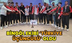 Bingöl Halk Oyunları Ekibi 'Türkiye Üçüncüsü' Oldu