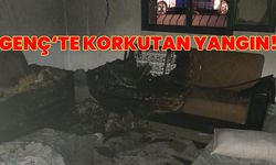 Genç'te Korkutan Yangın!