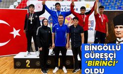 Bingöllü Güreşçiden 'Birincilik' Başarısı