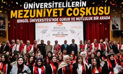 Bingöl Üniversitesi’nde Mezuniyet Coşkusu