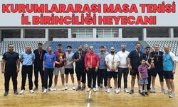 Bingöl’de Kurumlararası Masa Tenisi İl Birinciliği Heyecanı