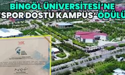 Bingöl Üniversitesi'ne 'Spor Dostu Kampüs' Ödülü