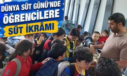 Bingöl’de Dünya Süt Günü’nde Öğrencilere Süt İkrâmı