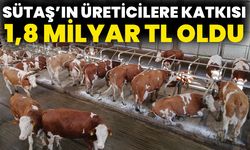 Sütaş’ın Üreticilere Katkısı 1,8 milyar TL Oldu