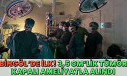 Bingöl’de İlk: 3,5 Santimlik Tümör Kapalı Ameliyatla Alındı