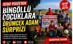 Örümcek Adam Bingöl’de Çocukların Yüzünü Güldürdü