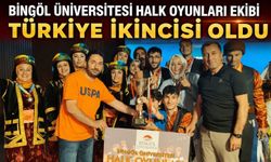 Bingöl Üniversitesi Halk Oyunları Ekibi Türkiye İkincisi Oldu