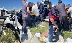 İki otomobil çarpıştı: 4 ölü, 2 yaralı