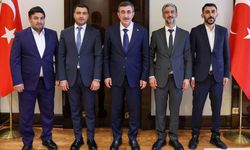 Mesut Kurtaran ve Yönetiminden Cumhurbaşkanı Yardımcısı Yılmaz'a Ziyaret