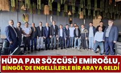 HÜDA PAR Sözcüsü Emiroğlu, Bingöl'de Engellilerle Bir Araya Geldi