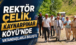 Rektör Çelik, Kaynarpınar Köyü’nde Vatandaşlarla Buluştu