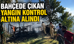 Bahçede Çıkan Yangın Kontrol Altına Alındı