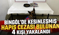Bingöl'de Kesinleşmiş Hapis Cezası Bulunan 4 Kişi Yakalandı
