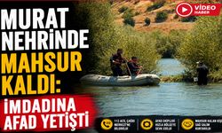 Bingöl’de Su Seviyesi Yükselince Mahsur Kaldı: İmdadına AFAD Yetişti