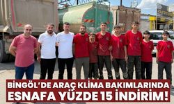 Bingöl’de Araç Klima Bakımlarında Esnafa Yüzde 15 İndirim!