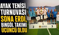 Ayak Tenisi Turnuvası Sona Erdi, Bingöl Takımı Üçüncü Oldu