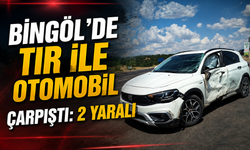 Bingöl’de Tır ile Otomobil Çarpıştı: 2 Yaralı