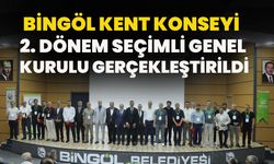 Bingöl Kent Konseyi 2. Dönem Seçimli Genel Kurulu Gerçekleştirildi