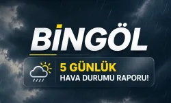 Bingöl 5 Günlük Hava Durumu Raporu