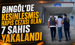 Bingöl'de Kesinleşmiş Hapis Cezası Olan 7 Şahıs Yakalandı