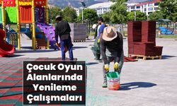 Çocuk Oyun Alanlarında Yenileme Çalışmaları
