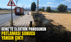 Genç’te Elektrik Panosunun Patlaması Sonucu Yangın Çıktı