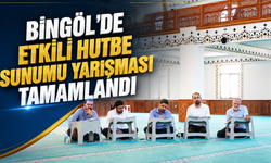 Bingöl'de Etkili Hutbe Sunumu Yarışması Tamamlandı