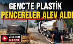Genç’te Plastik Pencereler Alev Aldı