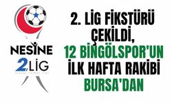 2. Lig Fikstürü Çekildi, 12 Bingölspor’un İlk Hafta Rakibi Bursa’dan