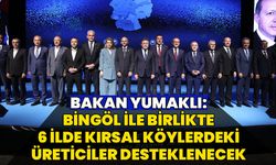 Bakan Yumaklı: Bingöl İle Birlikte 6 İlde Kırsal Köylerdeki Üreticiler Desteklenecek