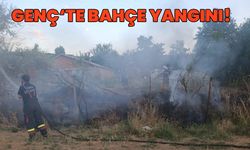 Genç'te Bahçe Yangını İtfaiyenin Müdahalesiyle Söndürüldü