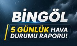 Bingöl’de Hafta İçi Hava Nasıl Olacak?