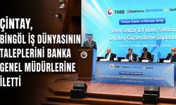 Çintay, Bingöl İş Dünyasının Taleplerini Banka Genel Müdürlerine İletti