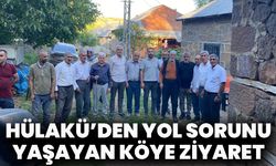 Hülakü’den Yol Sorunu Yaşayan Köye Ziyaret