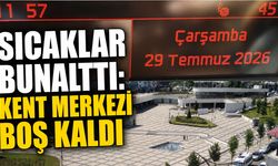 Bingöl’de Sıcaklar Bunaltıcı Düzeye Ulaştı: Cadde-Sokaklar Boş Kaldı!