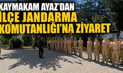 Solhan Kaymakamı Ayaz’dan İlçe Jandarma Komutanlığı’na Ziyaret