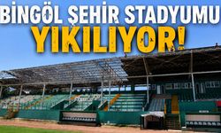 Bingöl Şehir Stadyumu Yıkılıyor!