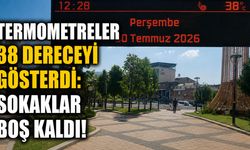Bingöl'de Termometreler 38 Dereceyi Gösterdi: Sokaklar Boş Kaldı!