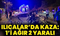 Bingöl Ilıcalar’da Kaza: 1’i Ağır 2 Yaralı